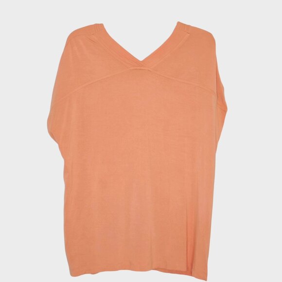 Soft Surrounding Blouse Size M Peach Relaxed Fit Sleeveless Soft Stretch - Picture 3 of 5